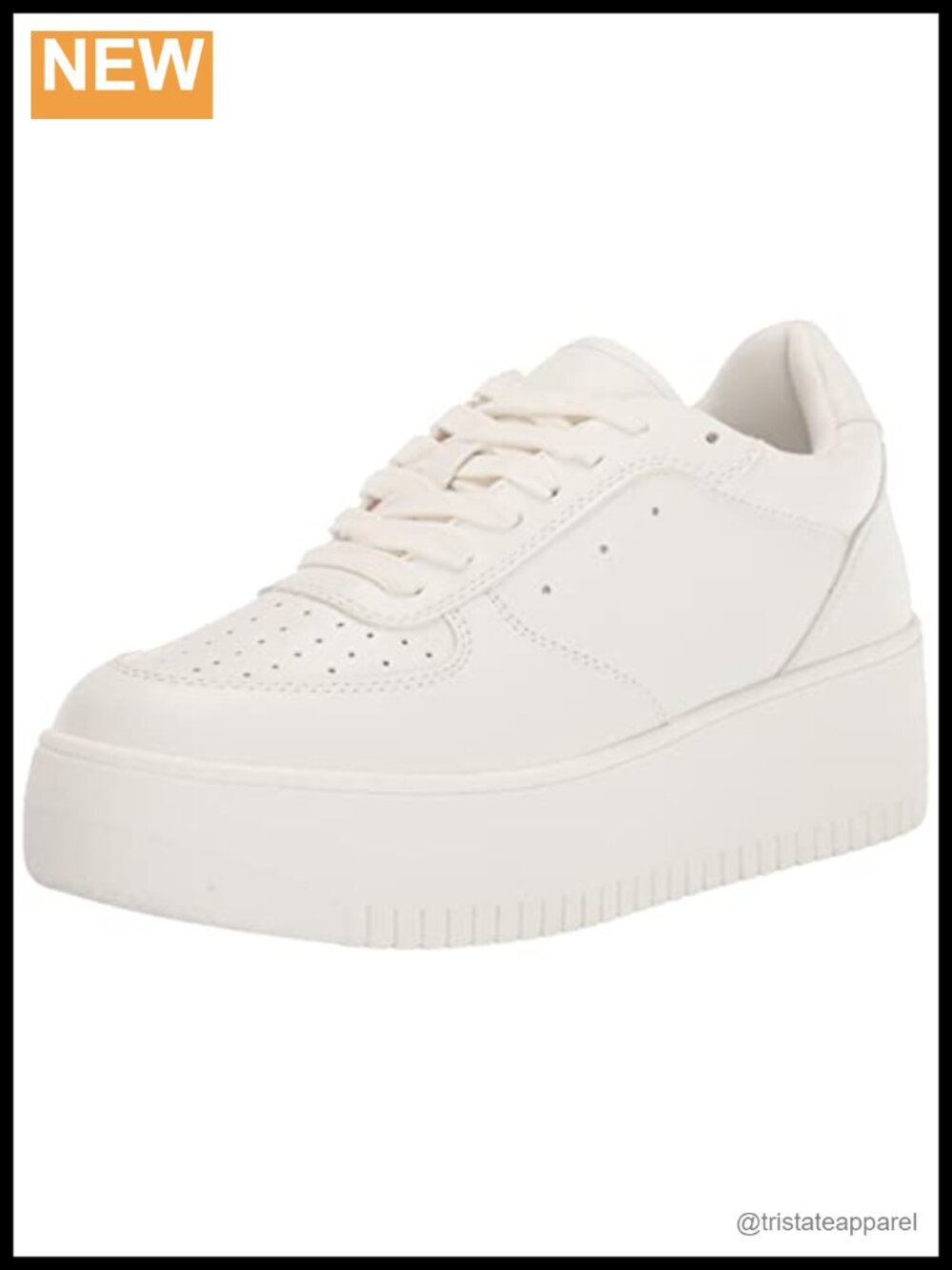 Steve Madden Rocket Sneakers Vegan Leather Platform Lace-Up